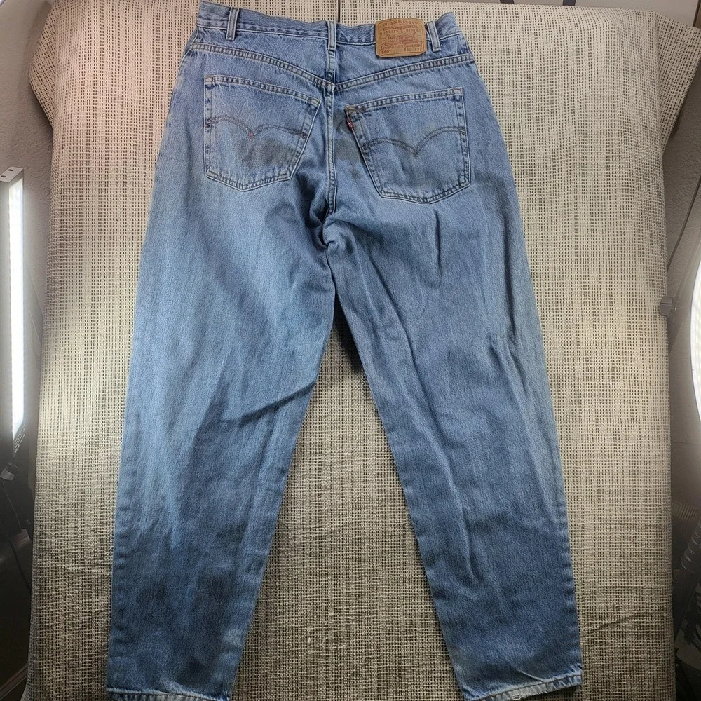 Levis 560 Jeans‎ Mens 36x32 Light Wash Blue Denim Relaxed Tapered Leg Fit